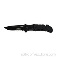New Rogue River Tactical Military G10 Handle Black Spring Assisted Pocket Knife
